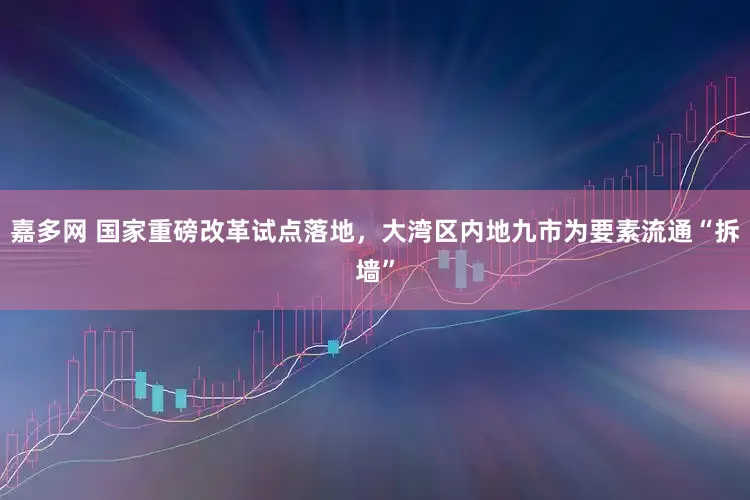 嘉多网 国家重磅改革试点落地，大湾区内地九市为要素流通“拆墙”